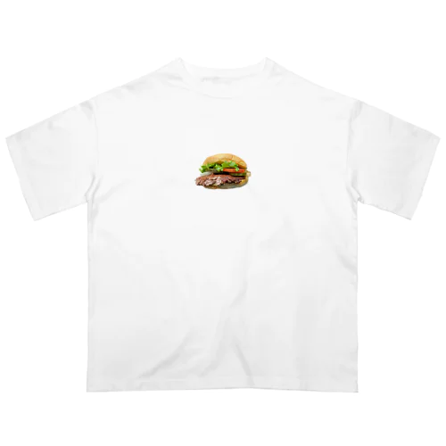 アメリカのハンバーガー オーバーサイズTシャツ