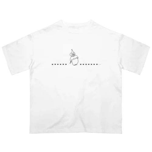 cuteピエロ💗＿knife オーバーサイズTシャツ