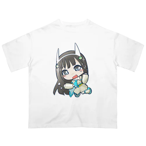 珠洲ノらめるピカ耳verTシャツB オーバーサイズTシャツ