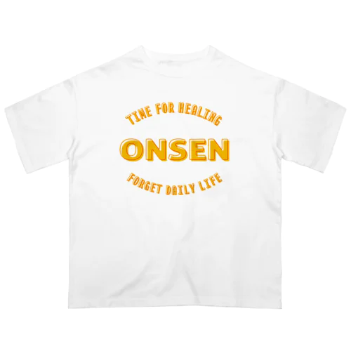 ONSEN -Time for Healing- (イエロー) オーバーサイズTシャツ