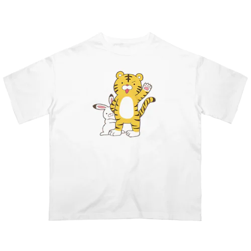 トラくんとウサギちゃん オーバーサイズTシャツ