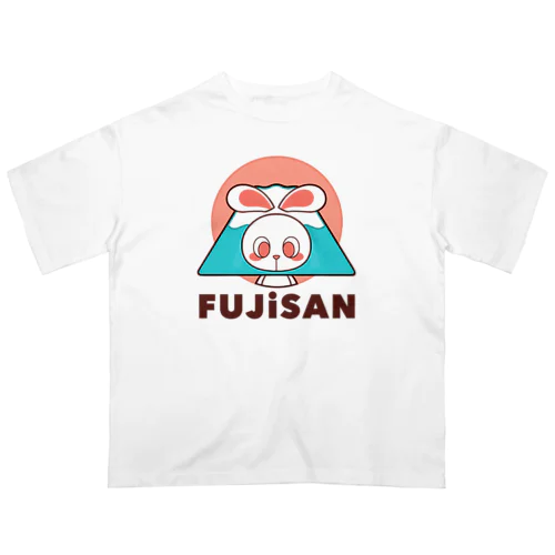 ぽっぷらうさぎ(FUJISAN) オーバーサイズTシャツ