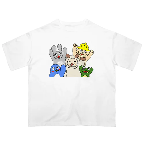 お友達大集合！ Oversized T-Shirt