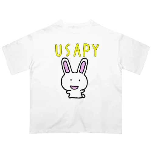 うさぎの　うさぴぃ オーバーサイズTシャツ