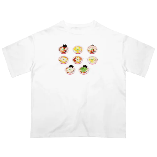 ラーメンいっぱい オーバーサイズTシャツ