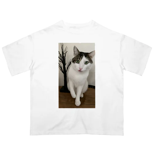 猫の紋さん(ペロリ) オーバーサイズTシャツ