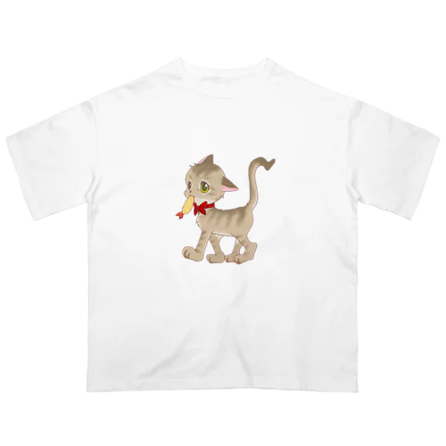 キジトラのライドウ(Toy) Oversized T-Shirt