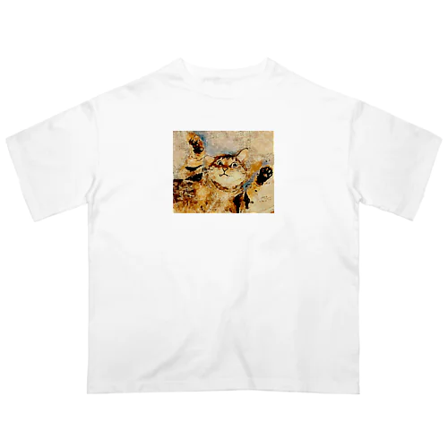 猫のみりん オーバーサイズTシャツ