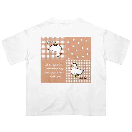 タオル サーモタンブラー あひる アヒル duck 絵本 オーバーサイズTシャツ