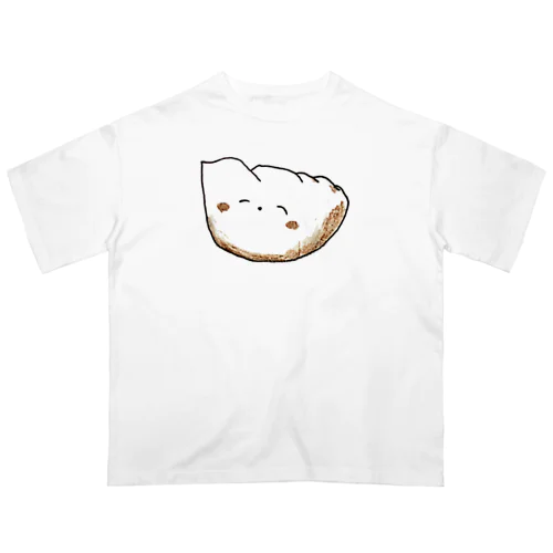 よく焼かれた餃子、微笑 オーバーサイズTシャツ