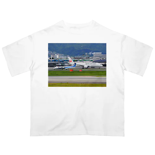 飛行機 オーバーサイズTシャツ