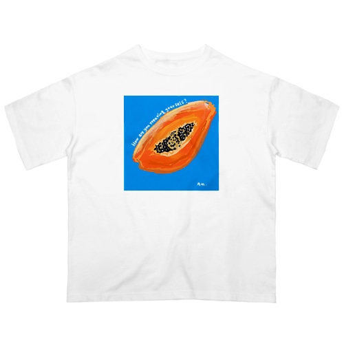 パパイヤ Oversized T-Shirt