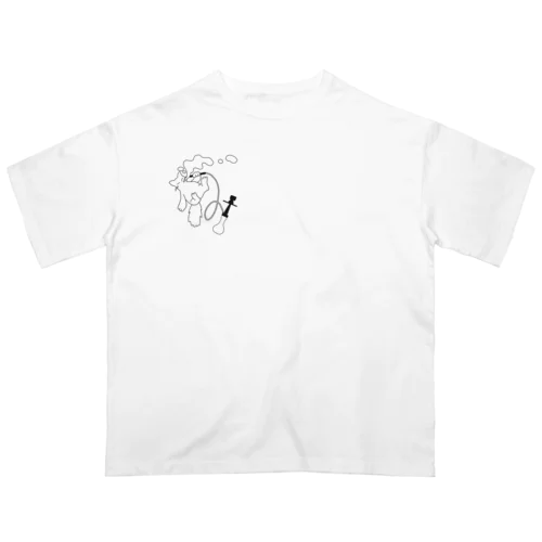 シーシャねこ Oversized T-Shirt
