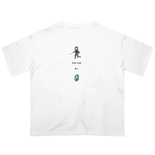 甲賀忍者 〈滋賀イラスト素材〉 オーバーサイズTシャツ