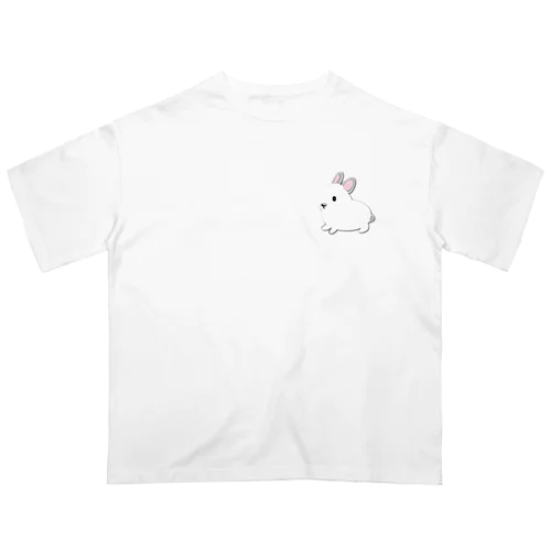 うさぎ　フロスティ オーバーサイズTシャツ