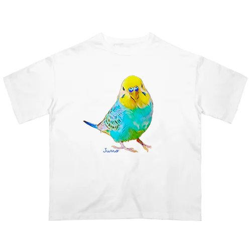 セキセイインコ／Juno オーバーサイズTシャツ