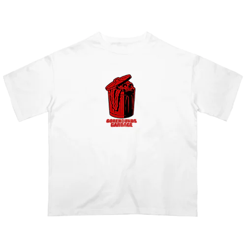 GOREHOUNDS GARBAGE red オーバーサイズTシャツ