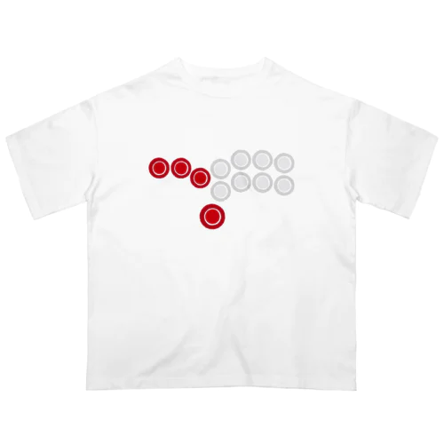 Hitbox コントローラー ボタン レイアウト - アーケード ファイティング ゲーマー Oversized T-Shirt