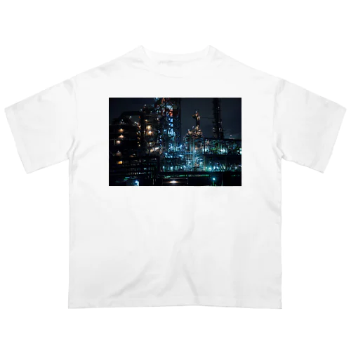 工場夜景 Oversized T-Shirt