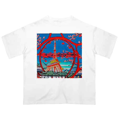 tokyotower オーバーサイズTシャツ