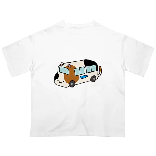 にゃんこ幼稚園(みけ) Oversized T-Shirt