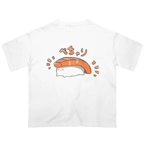 ぺちゃりサーモンくん Oversized T-Shirt