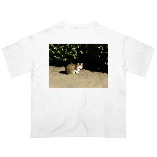 印象派ねこ オーバーサイズTシャツ