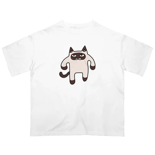 俺についてこいPART5（シャム猫） Oversized T-Shirt