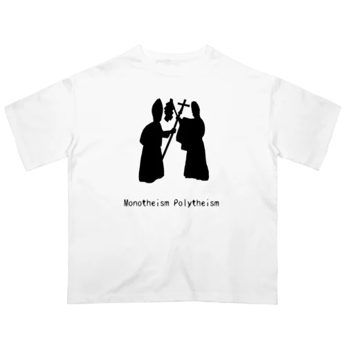 [Culture Club] Monotheism Polytheism Oversized T-sh① Oversized T-Shirt