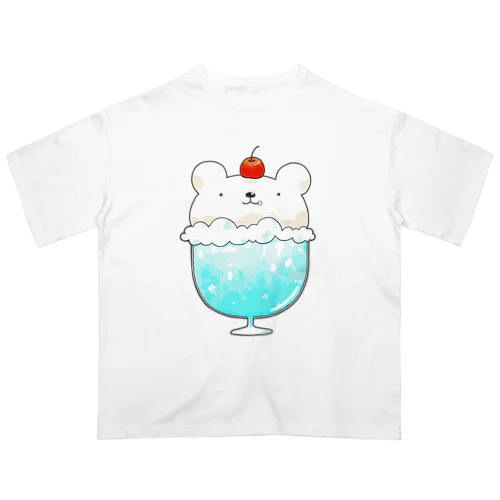 ハワイアンのしろくまクリームソーダ Oversized T-Shirt