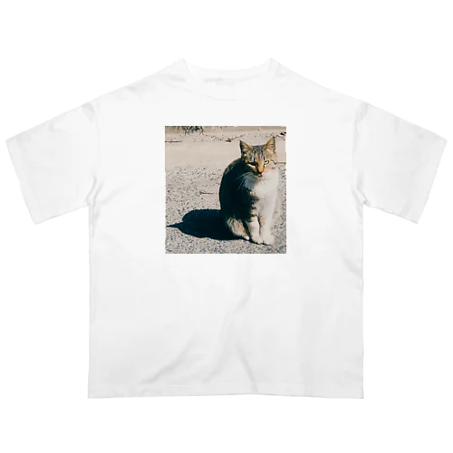 ねこ猫ネコ オーバーサイズTシャツ