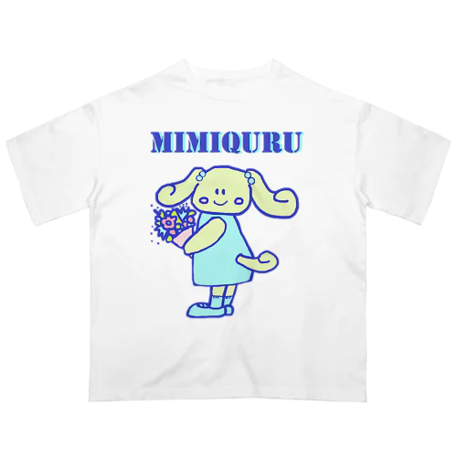 MIMIQURU　ミミキュル　花束💐 Oversized T-Shirt