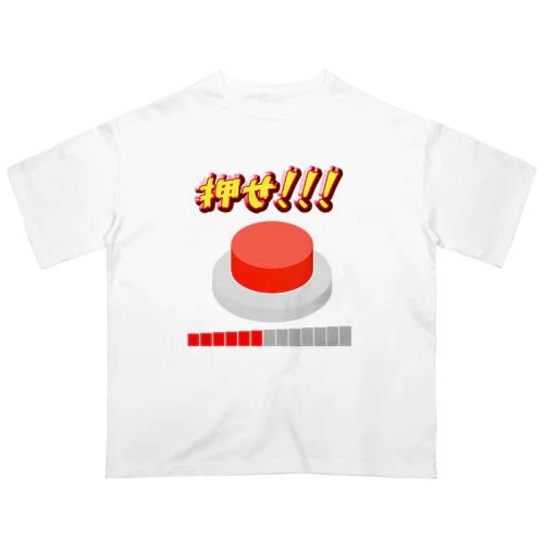 パチスロ演出ボタングッズ オーバーサイズTシャツ