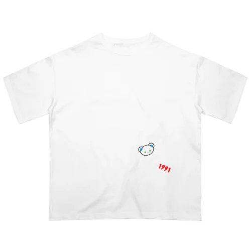 くもりベア×Red オーバーサイズTシャツ