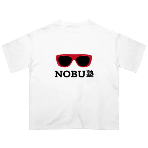 NOBU塾【公式】-赤サングラス オーバーサイズTシャツ