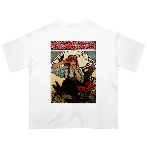 『モラヴィアの教師聖歌隊』(1911) アルフォンス・マリア・ミュシャ Oversized T-Shirt
