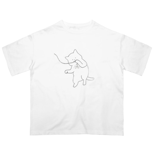 エンジョイ猫じゃらしちゃん Oversized T-Shirt
