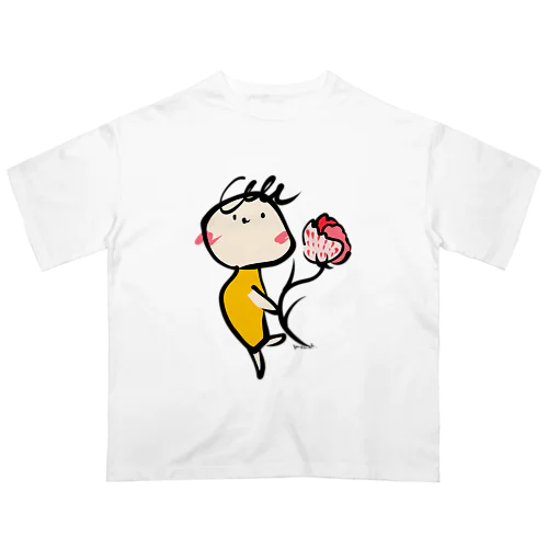 サンキューママ Oversized T-Shirt