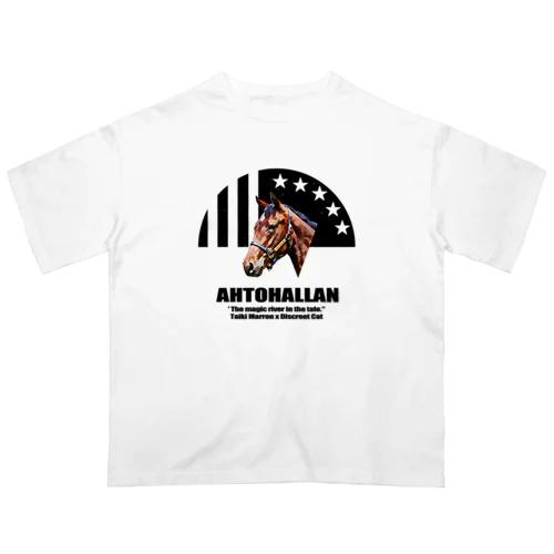AHTOHALLAN・黒 Oversized T-Shirt