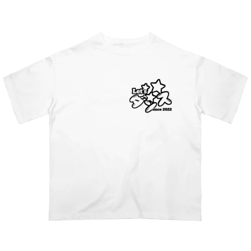 【オーバーサイズ白T】レッツダンスオリジナル オーバーサイズTシャツ