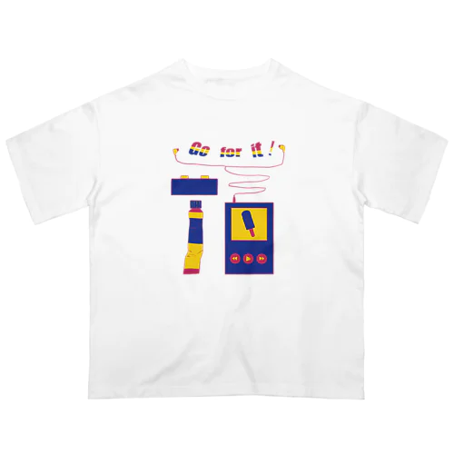 Go for it! 【あのころネオンカラー】 Oversized T-Shirt