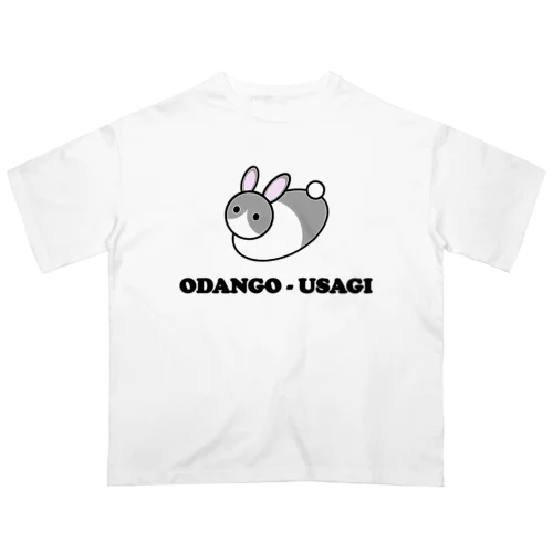 おだんごうさぎ＃10　図鑑 Ver.　黒 Oversized T-Shirt