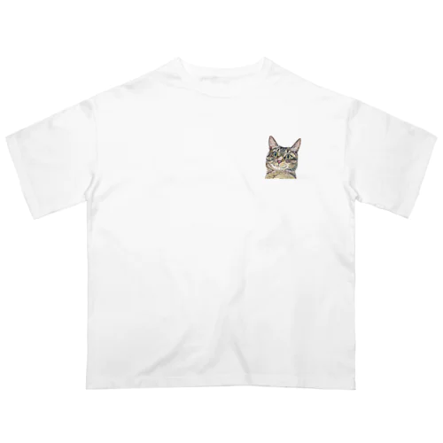 煽り猫① Oversized T-Shirt