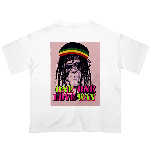 ONE LOVE ONE WAY オーバーサイズTシャツ