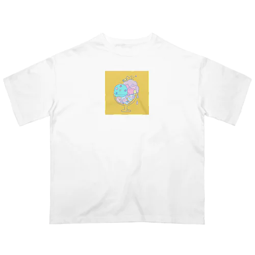 星のパフェ オーバーサイズTシャツ