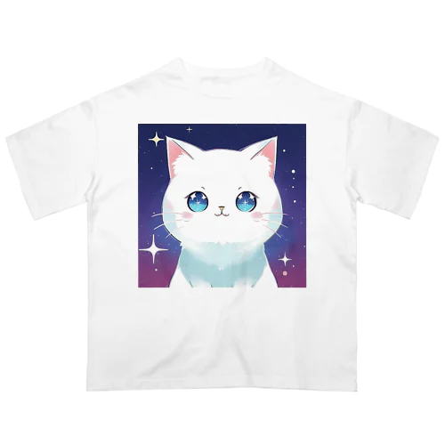 キラキラ猫ちゃん☆ オーバーサイズTシャツ