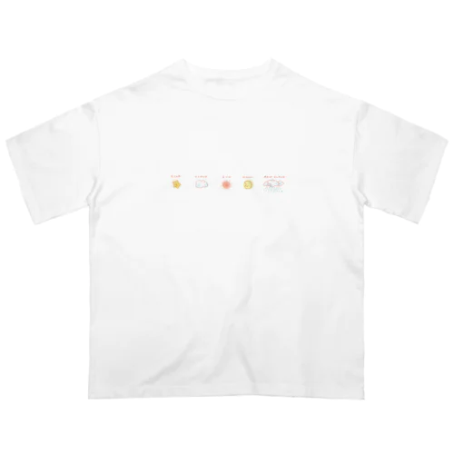 お天気(ゆるゆる) オーバーサイズTシャツ