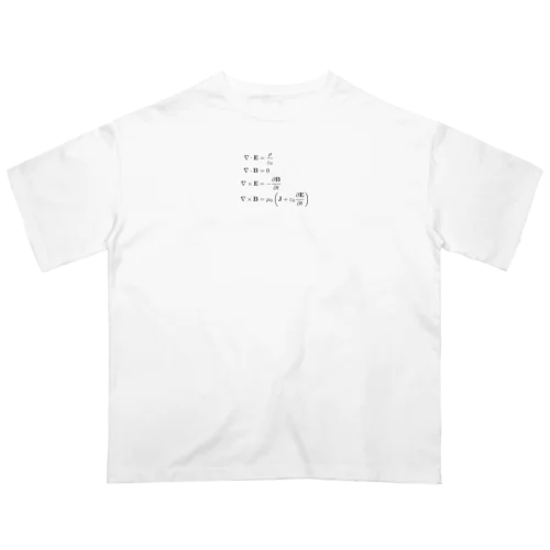 マクスウェル方程式 - Maxwell equation - オーバーサイズTシャツ