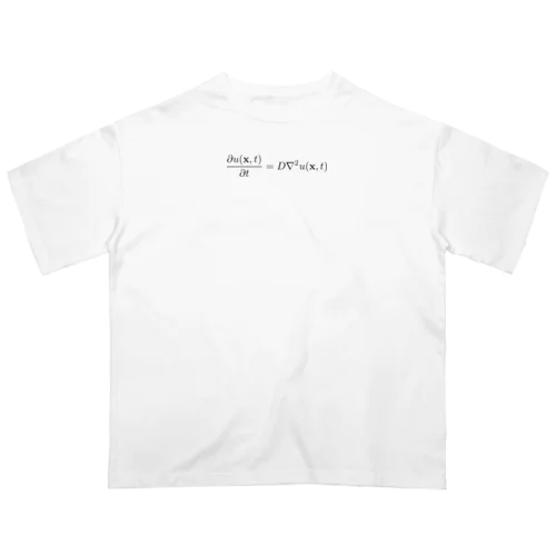 拡散方程式 - Diffusion equation -  オーバーサイズTシャツ