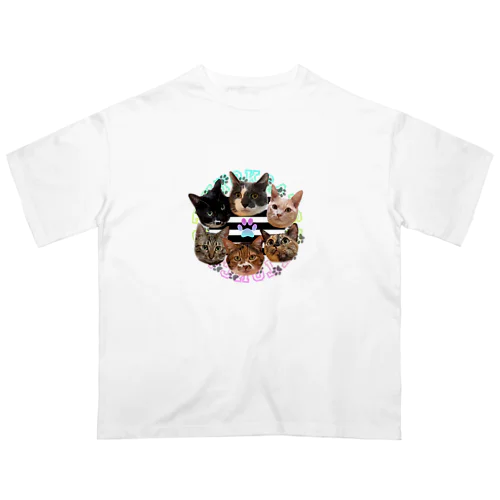 TikTok猫部オーバーサイズTシャツ オーバーサイズTシャツ